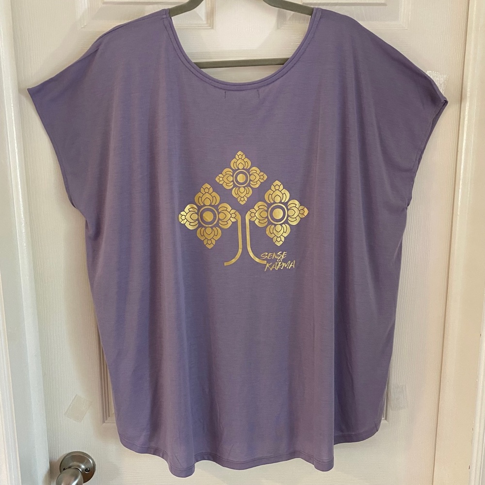 Ellos lavender t-shirt, 22-24, NWT - Picture 5 of 6